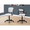 Monarch Specialties Office Chair, Swivel, Ergonomic, Armrests, Computer Desk, Work, Juvenile, Metal, White I 7261 - alternate 2